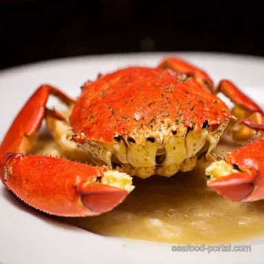 Garlic Butter Baked King Crab RestaurantStyle at Home Recipe Card