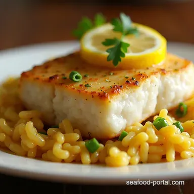 Lemon Butter Cod Rice An Easy Weeknight Winner Recipe Card