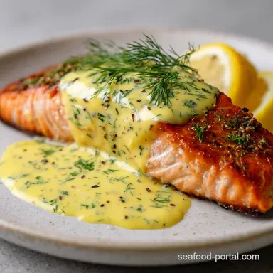 Creamy Sauce for Salmon: Zesty Lemon-Dill Velout&eacute;