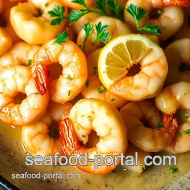 Easy & Tasty Simple Seafood Meals: Lemon Garlic Butter Shrimp Delight Recipe Card