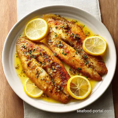 Lemon Garlic Tilapia in 20 Minutes Recipe Card