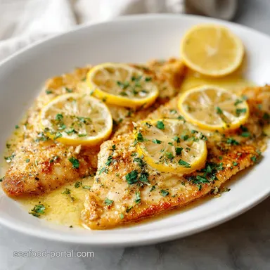 Lemon Garlic Tilapia Fillets in 17 Min