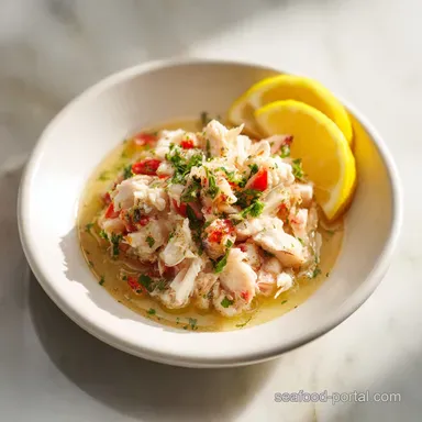Canned Crab Meat Recipe with Lemon and Herbs in 15 Minutes