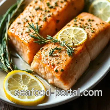 Lemon-Herb Salmon: Easy Healthy Salmon Recipes You'll Love! Recipe Card