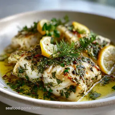 Fish Dinner Idea with Lemon and Herbs in 22 Minutes Recipe Card