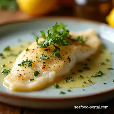 Easy Flounder Carpaccio Recipe Lemon Herb Delight Recipe Card