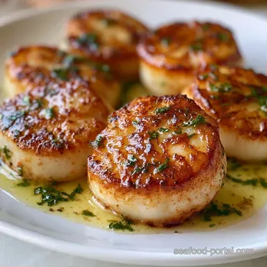 Lemon Herb Grilled Scallops in 18 Minutes Recipe Card