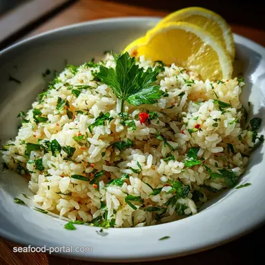 Best Side to Serve with Seafood with Lemon Herb Rice: Zesty & Fluffy Recipe Card