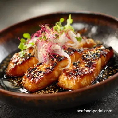 Baked salmon collars Crispy MisoGlazed Kama Ready in 40 Minutes Recipe Card