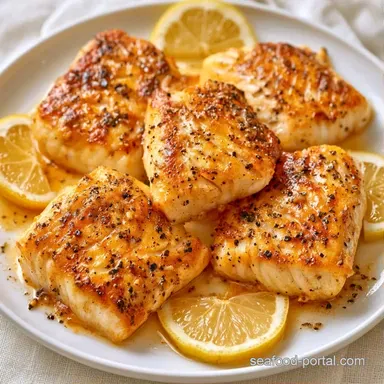 Lemon Pepper Air Fryer Cod in 15 Minutes Recipe Card