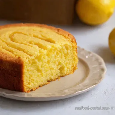 ZitronenButterkeksKuchen Backen macht gl&uuml;cklich Easy Lemon Cake Recipe Card