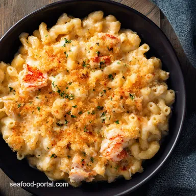 Lobster Lovers Light Mac Cheese Easy Comfort Recipe Card