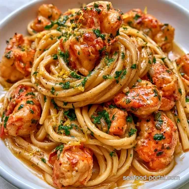 Lobster Pasta with Lemon in 25 Minutes