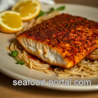 Louisiana Lightning: Blackened Redfish Recipe Recipe Card