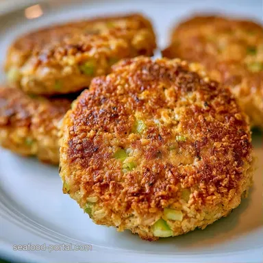 Low Calorie Tuna Cakes with Oats Recipe Card
