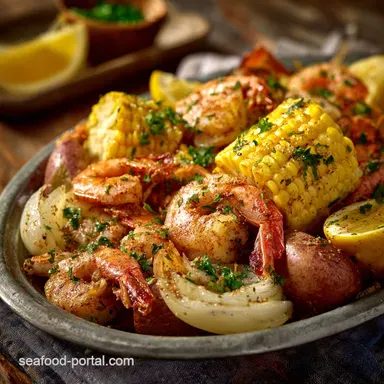 Southern Charm The Ultimate Low Country Shrimp Boil Recipe Recipe Card