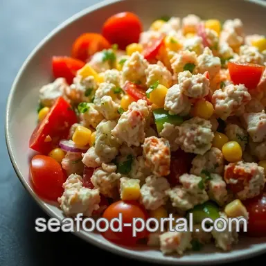 Refreshing Crab Meat Salad Recipe: A Coastal Delight Recipe Card