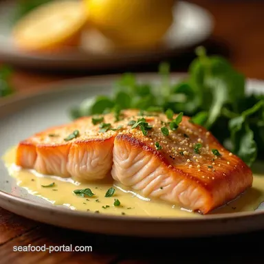 Luscious Creamy PanSeared Salmon with Lemon My Secret Recipe Card