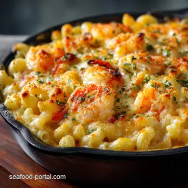 Seafood Mac and Cheese: The Ultimate Gourmet Pasta Bake Recipe Card
