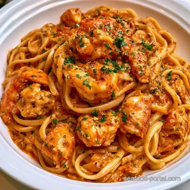 Maine Lobster Fra Diavolo for 4 Servings Recipe Card