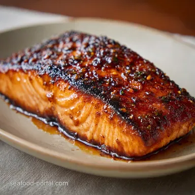 Sockeye Salmon Recipe: Glazed, Ready in 23 Mins Recipe Card