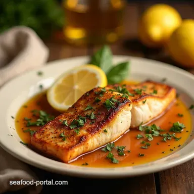 Easy Mediterranean Baked Fish Light Flavorful Zingy Lemon Recipe Card