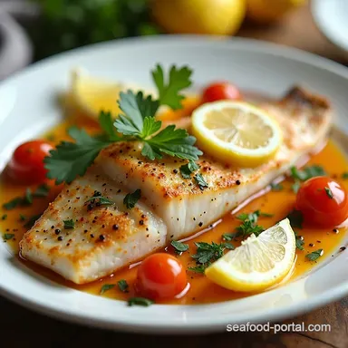Easy Mediterranean Baked Fish Light Flavorful Zingy Lemon