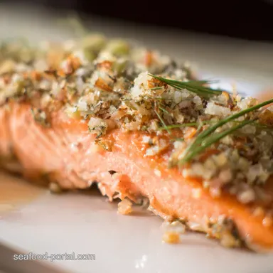 Easiest Baked salmon recipe easy Mediterranean Delight Recipe Card