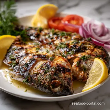 Mediterranean Grilled Fish: Easy Lemon-Herb Recipe Recipe Card