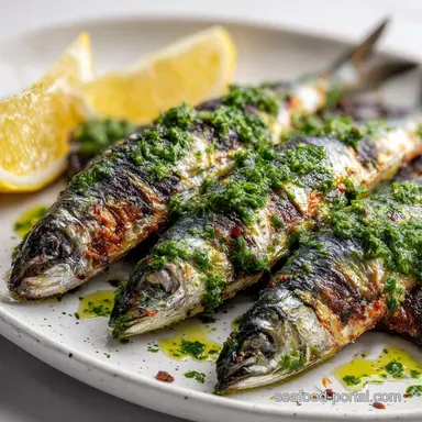 Mediterranean Grilled Sardines in 26 Minutes: Crispy Skin Recipe