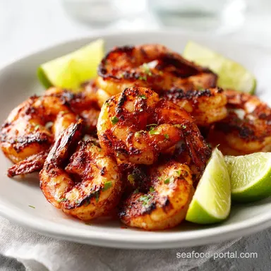 Mexican Shrimp Recipe with Garlic for 4