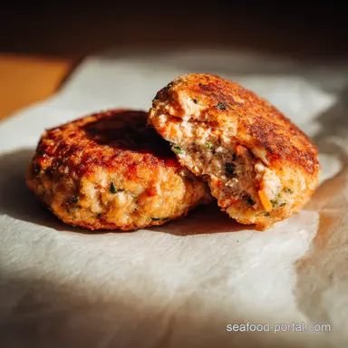 Nanas NextLevel recipe for salmon patties Crispy Flaky Recipe Card