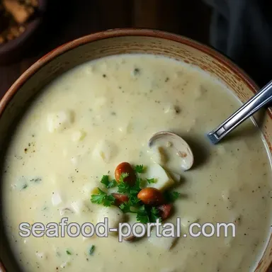 New England Clam Chowder: Coastal Comfort in a Bowl Recipe Card