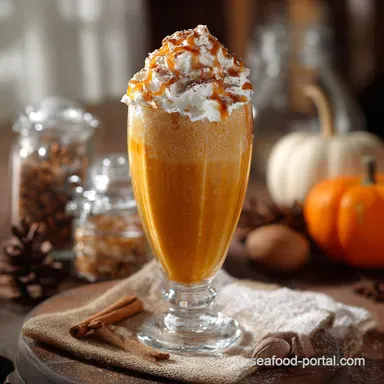 Ninja Slushi Pumpkin Frappe Velvet Smooth Better Than High Street Recipe Card