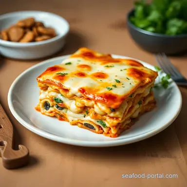 Ocean's Bounty Lasagna: My Seafood Lasagna Recipe Recipe Card