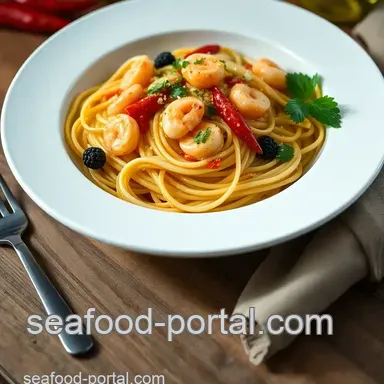 Easy Seafood Pasta: My Ocean's Bounty Linguine Recipe Recipe Card