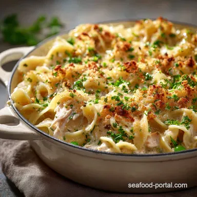 OnePot Creamy Tuna Noodle Casserole The 35Minute Weeknight Wonder Recipe Card