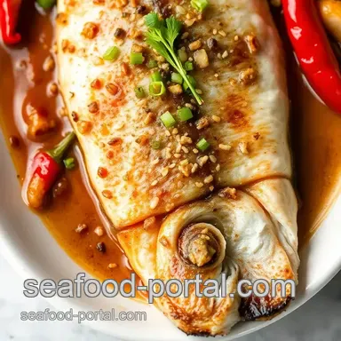 Oven-Baked Sea Bass with Garlic & Heat Recipe Card
