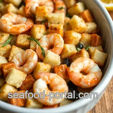 Oven-Baked Seafood Stuffing Delight Recipe Card