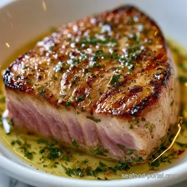 Oven Baked Tuna Steak in 17 Minutes Recipe Card
