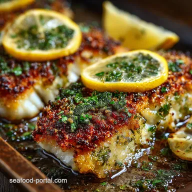 How to Make Flavorful Oven Baked Fish Easy Lemon Herb Recipe Recipe Card