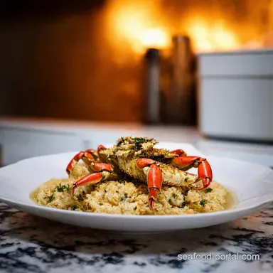 The Best OvenRoasted Dungeness Crab Garlic Herb Butter Feast Recipe Card