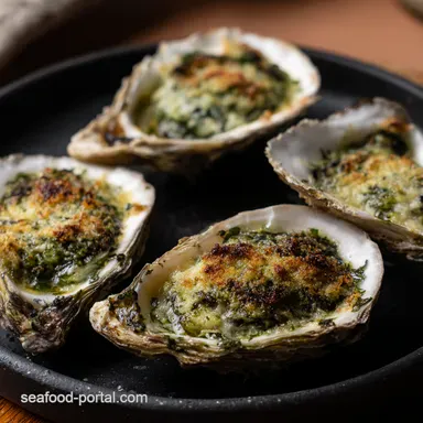 Oysters Rockefeller Recipe A Taste of New Orleans Magic Recipe Card