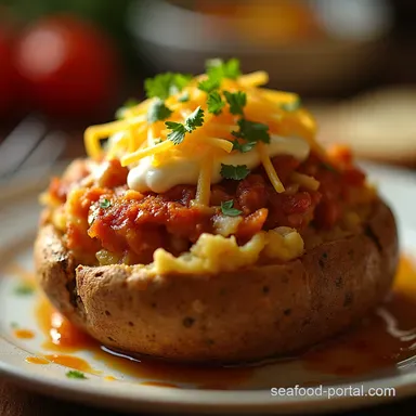The Ultimate Loaded Baked Potatoes Crispy Skin Fluffy Inside Recipe Card