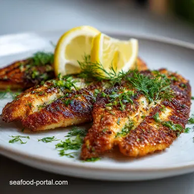 Pan Fried Tilapia in 11 Minutes: Crispy Fillets Recipe Card