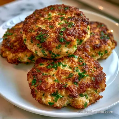 Traditional Pan Fried Tuna Cakes: Crispy Recipe Card