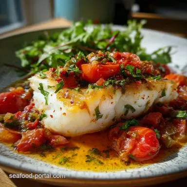 Cod Recipes: Pan-Roasted with Lemon Butter Recipe Card