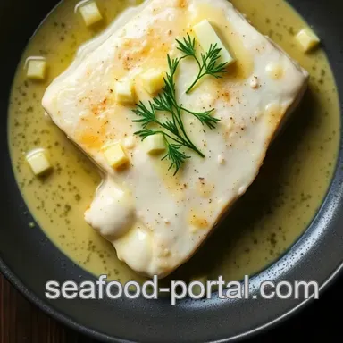 Pan-Seared Alaskan Cod with Lemon-Dill Butter Sauce: A Simple Delight Recipe Card