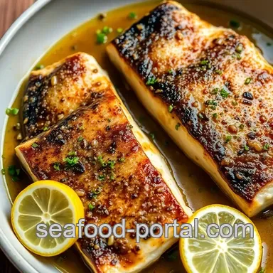 Pan-Seared Black Sea Bass with Flavorful Sauce Recipe Card
