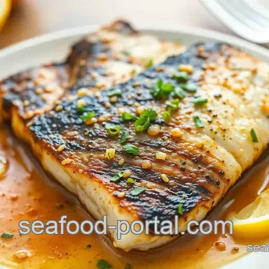 Pan-Seared Black Sea Bass with Flavorful Sauce